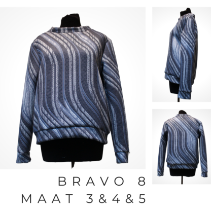 Belgische mode BRAVO trui uit mastrascover.