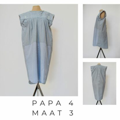 Lange jurk PAPA uit durabel materiaal